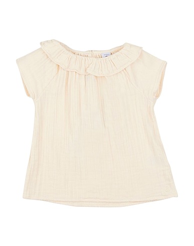 PETIT BATEAU Top Beige 100% Cotton
