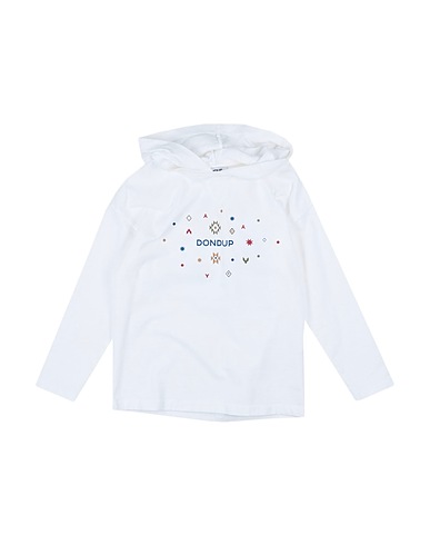DONDUP Felpa Off white 100% Cotone, Elastan
