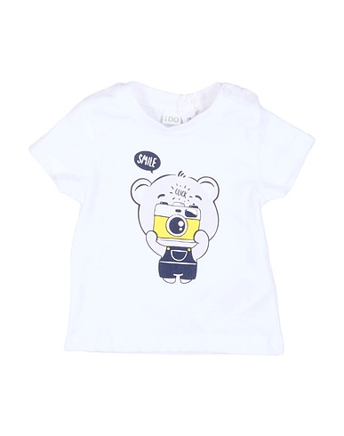 iDO T-Shirt Weiß 100% Baumwolle