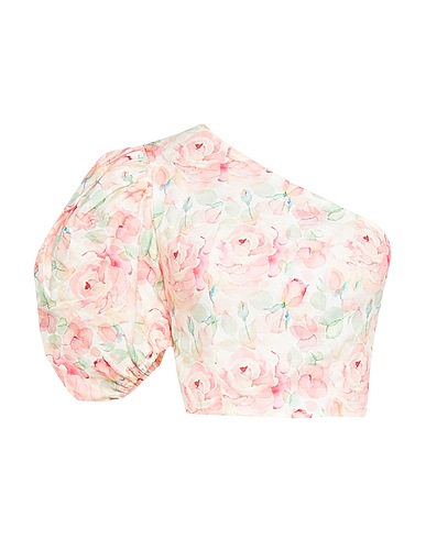 LIYA One-shoulder top Light pink Linen