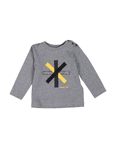 MANUEL RITZ T-shirt Grey 100% Cotton