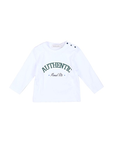 MANUEL RITZ T-shirt White 100% Cotton