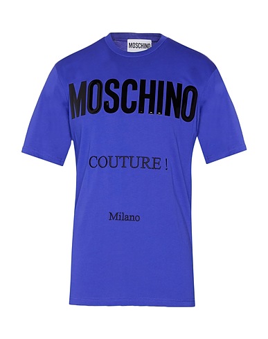 MOSCHINO T-shirt COUTURE Purple 100% Cotton