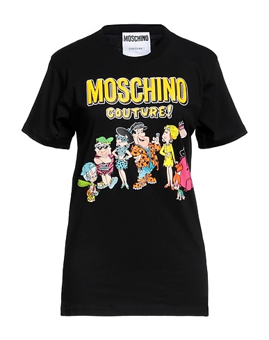 MOSCHINO T-shirt COUTURE Black 100% Cotton