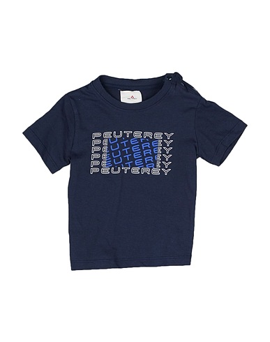 PEUTEREY T-shirt Blu notte 100% Cotone