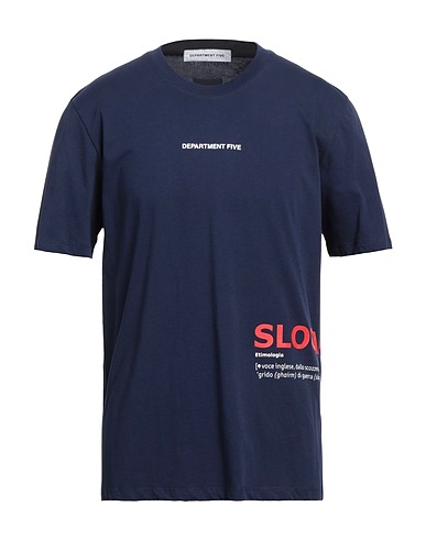 DEPARTMENT 5 T-shirt Navy blue 100% Cotton