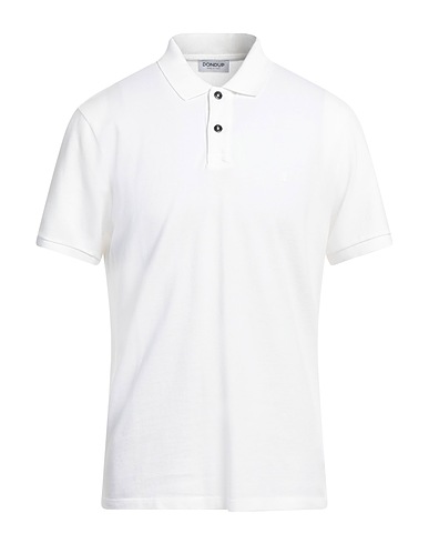DONDUP Polo shirt White 100% Cotton
