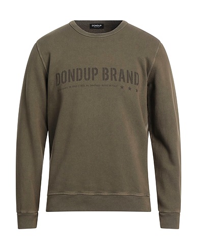 DONDUP Sweatshirt Militärgrün 100% Baumwolle