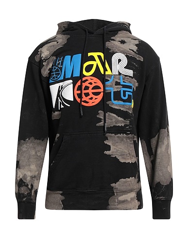 MARKET Hooded track jacket  Black 100% Cotton