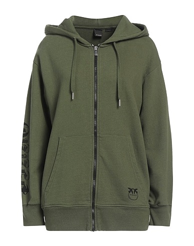 PINKO Hooded sweatshirt Military green 100% Cotton
