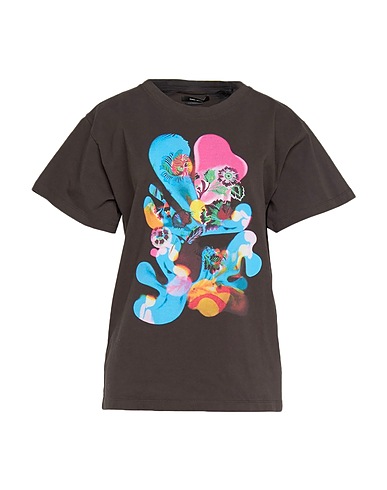 ISABEL MARANT T-Shirt Braungrau 100% Baumwolle