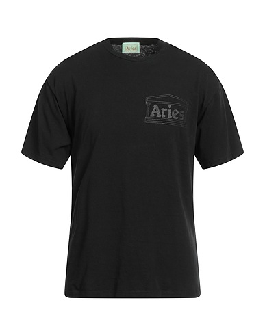 ARIES T-shirt basique Noir 100% Coton