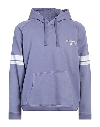 GUESS Hooded track jacket  Mauve 100% Cotton