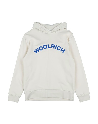 WOOLRICH Hooded track jacket  White 100% Cotton