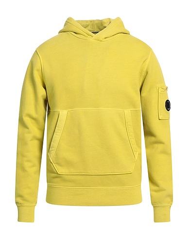 C.P. COMPANY Hooded track jacket  Lime green 100% Cotton