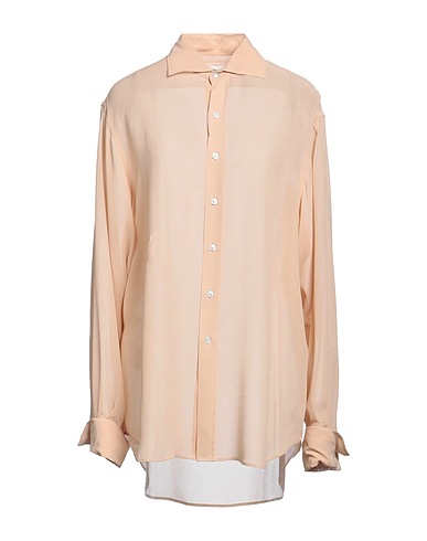MAISON MARGIELA Camicie e bluse in seta Cammello 100% Seta