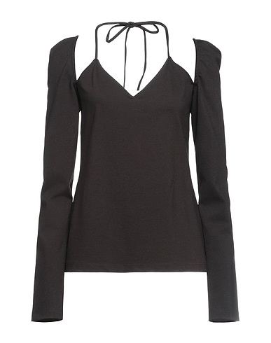 SARA BATTAGLIA Top Nero 65% Viscosa, 32% Poliammide, 3% Elastan