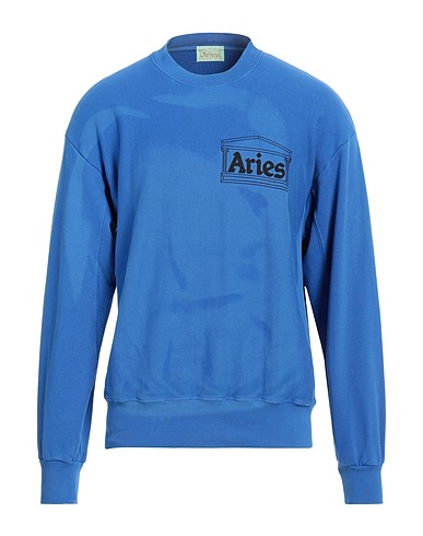 ARIES Felpa Blu china 100% Cotone