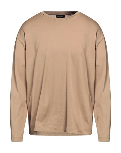 ROBERTO COLLINA T-shirt Sabbia 100% Cotone