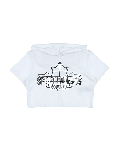 DSQUARED2 Sweatshirt White 95% Cotton, 5% Elastane