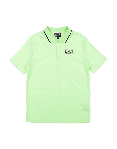 EA7 Polo Verde chiaro 100% Cotone