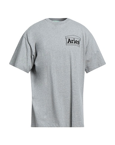 ARIES T-shirt Grigio chiaro 100% Cotone