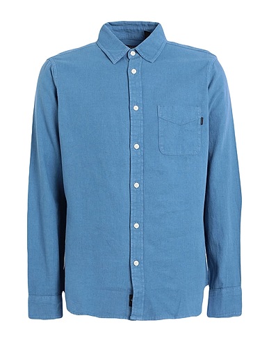 DOCKERS Linen shirt ORIGINAL SHIRT SLIM
 Pastel blue 55% Linen, 45% Cotton