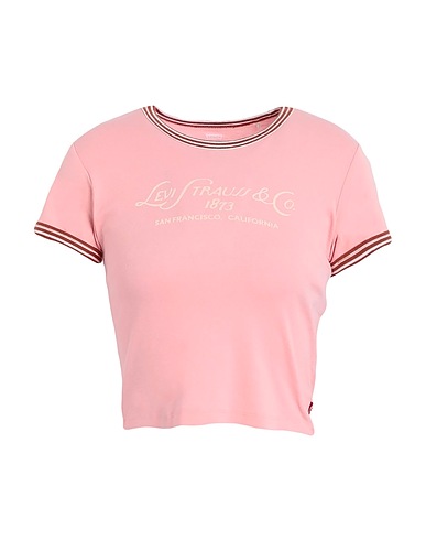 LEVI'S Crop top GRAPHIC RINGER MINI TEE
 Pink 100% Cotton
