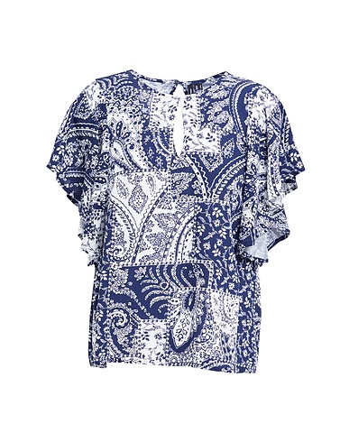 VERO MODA Top Navy blue 100% EcoVero™ viscose