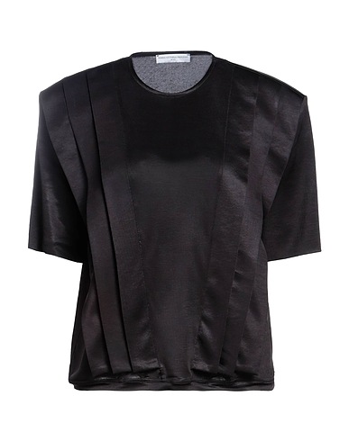 MVP WARDROBE T-shirt Black 92% Acetate, 8% Elastane