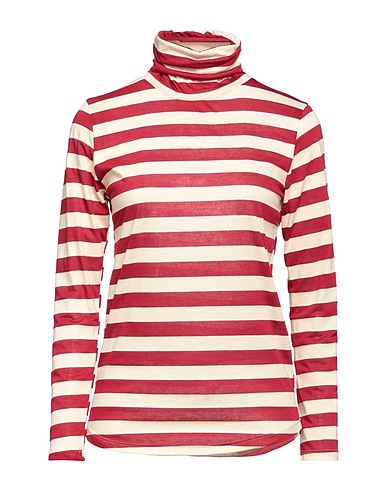 MAISON LYDIA T-shirt Red 66% Cotton, 34% Viscose
