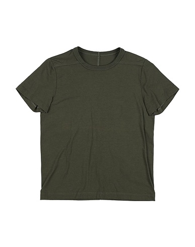 RICK OWENS T-shirt Verde militare 100% Cotone