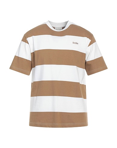 DRÔLE DE MONSIEUR T-shirt Light brown 100% Cotton