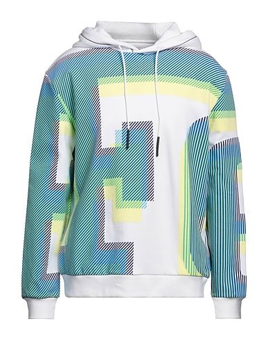 FERRARI Sweat-shirt Blanc 92% Coton, 8% Polyamide, Élasthanne