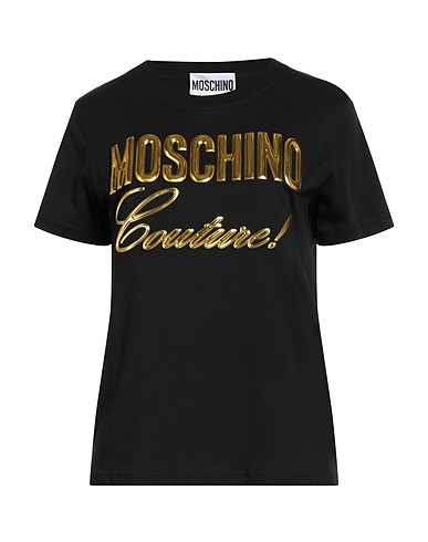 MOSCHINO T-shirt COUTURE Black 100% Cotton