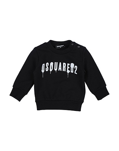 DSQUARED2 Sweatshirt Black 100% Cotton, Elastane