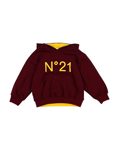 N°21 Hooded track jacket  Burgundy 100% Cotton