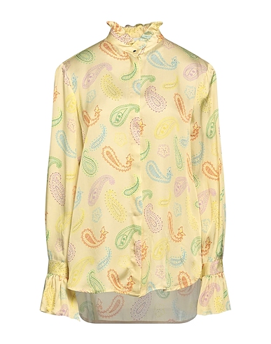 BEATRICE .B Patterned shirts & blouses Yellow 100% Viscose
