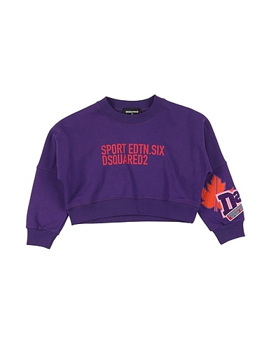 DSQUARED2 Sweatshirt Purple 100% Cotton