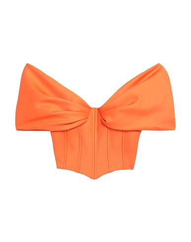 GIUSEPPE DI MORABITO Bustier Orange 100% Wool