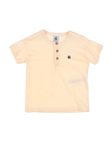 PETIT BATEAU T-shirt Panna 100% Cotone
