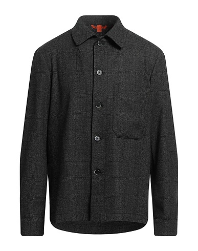 BARENA Camicia fantasia Antracite 42% Lana, 38% Cotone, 17% Poliammide, 3% Altre Fibre