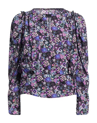 ISABEL MARANT Top Violett 91% Seide, 9% Elastan