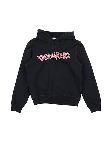 DSQUARED2 Hooded sweatshirt Black 100% Cotton
