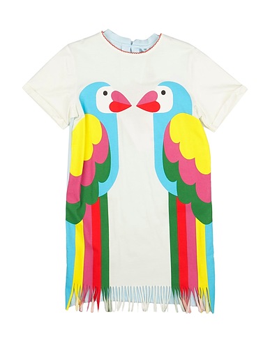 STELLA McCARTNEY KIDS Dress White 100% Cotton, Elastane