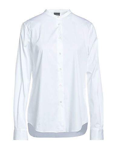 ASPESI Camicie e bluse tinta unita Bianco 72% Cotone, 23% Poliammide, 5% Elastan