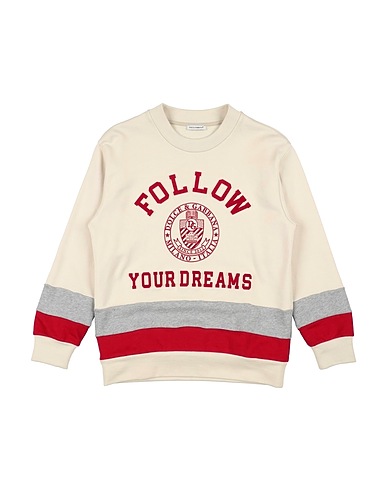DOLCE&GABBANA スウェット アイボリー コットン 100%