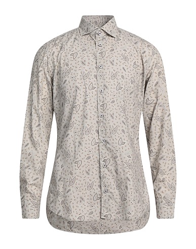 BASTONCINO Patterned shirt Grey 100% Cotton