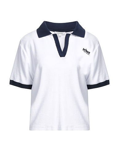SPORTY & RICH Polo Bianco 100% Cotone