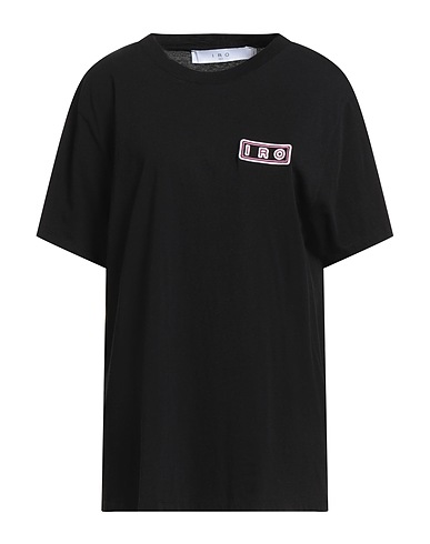 IRO Basic t-Shirt Μαύρο 100% Βαμβάκι